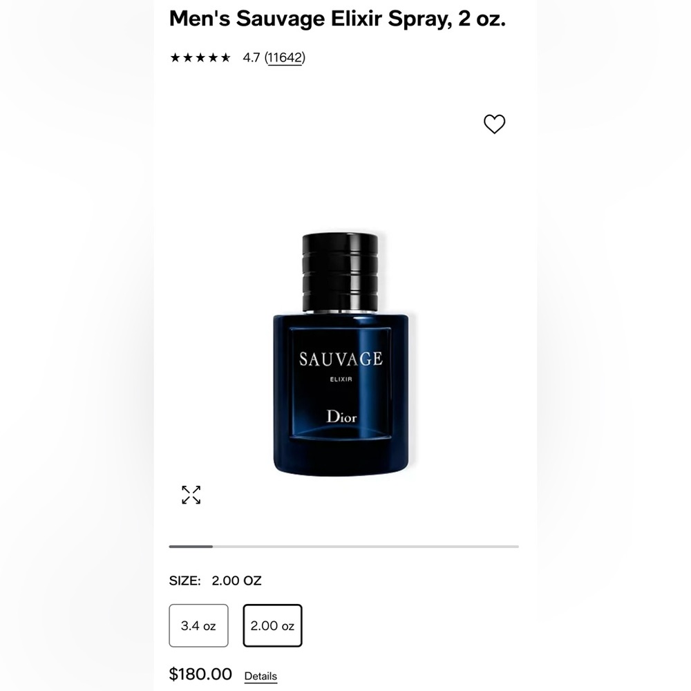 Dior Sauvage Elixir